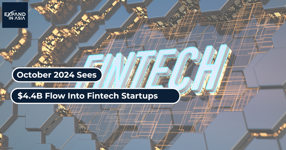 October 2024 Sees $4.4B Flow into Fintech Startups