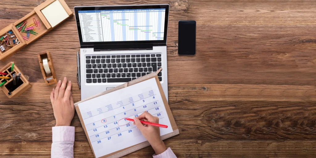 man working and setting dates - What Is Appointment Setting