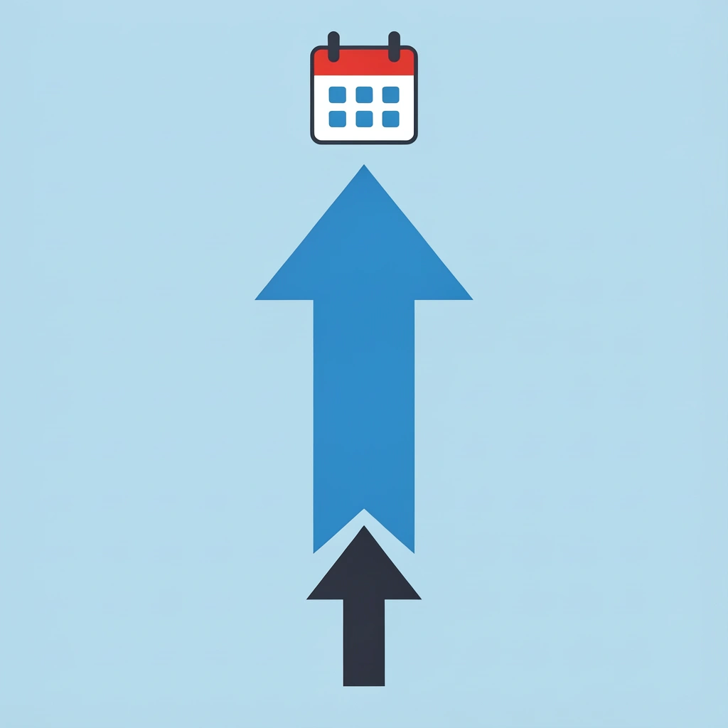Upward arrow showing 30-40% increase in sales team productivity