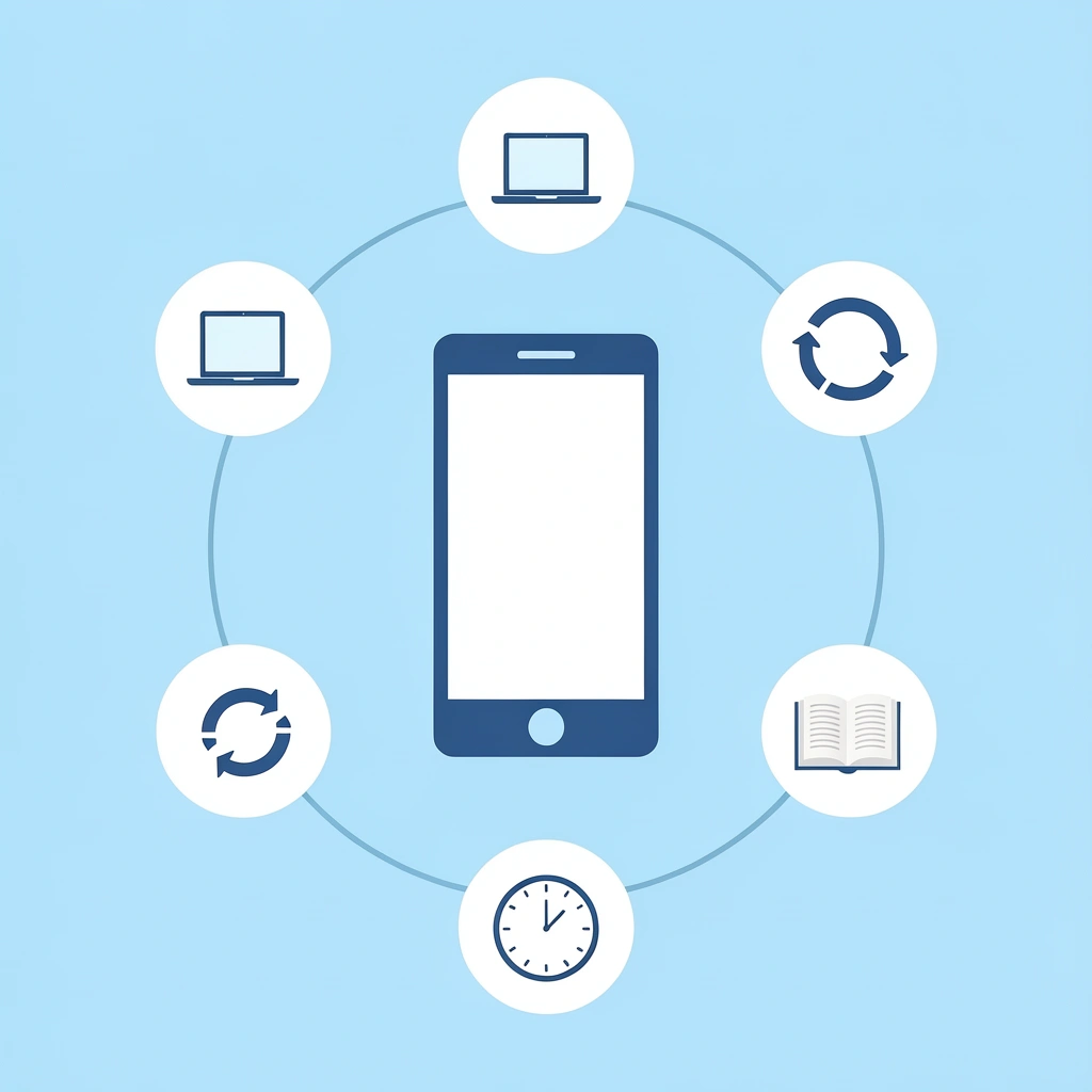 Central hub showing multiple communication channels (email, phone, social media, etc.) connected to appointment setting