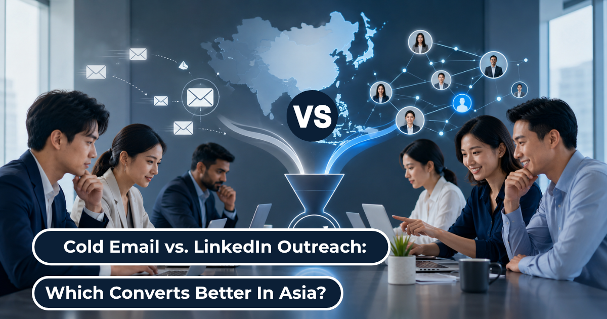 Cold Email vs. LinkedIn Outreach: Which Converts Better in Asia?