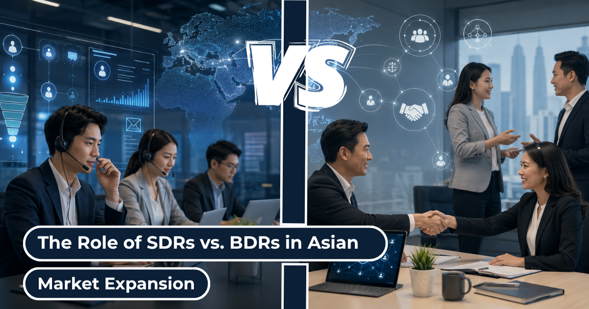 The Role of SDRs vs. BDRs in Asian Market Expansion