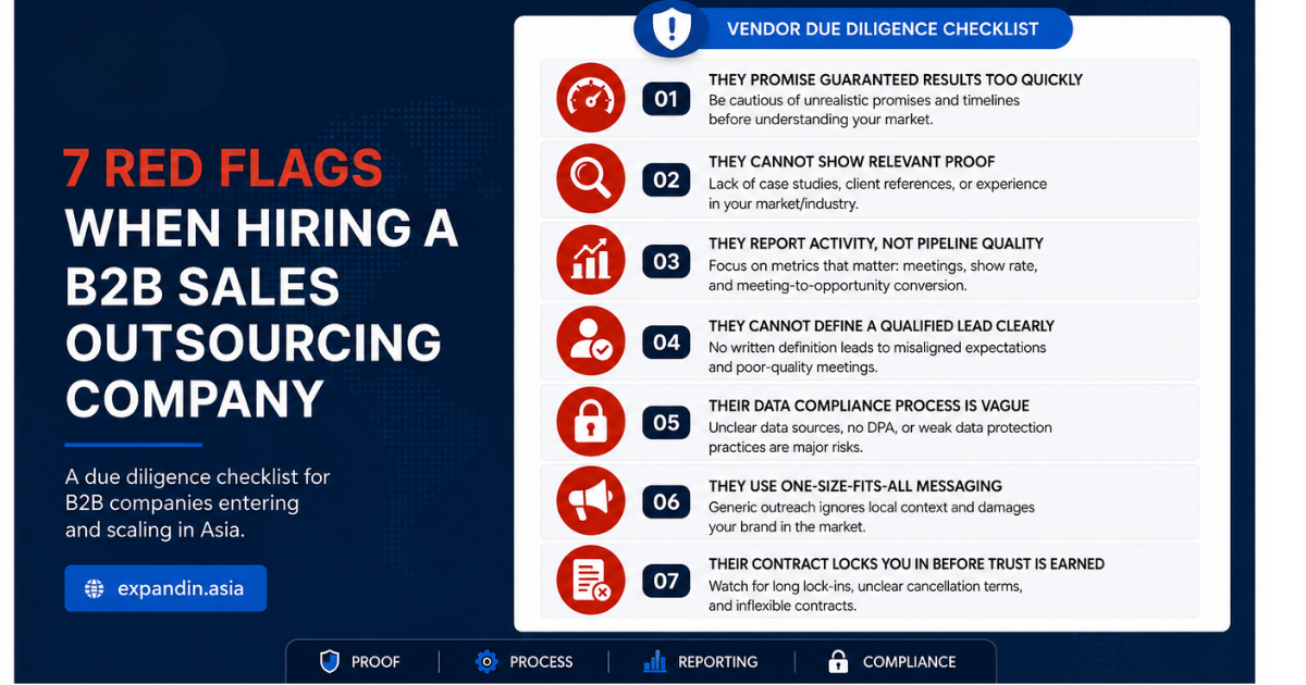 Why Red Flags Matter in Outsourced B2B Sales