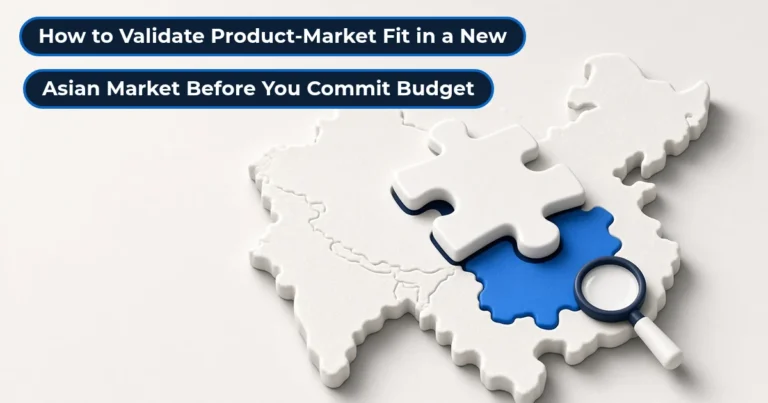 How to validate product-market fit in Asia before you commit budget